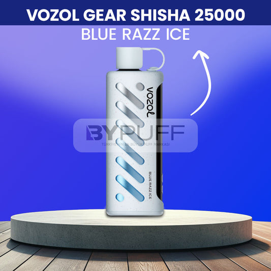 Vozol Gear Shisha 25000 Blue Razz Ice