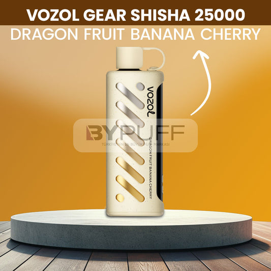 Vozol Gear Shisha 25000 Dragon Fruit Banana Cherry