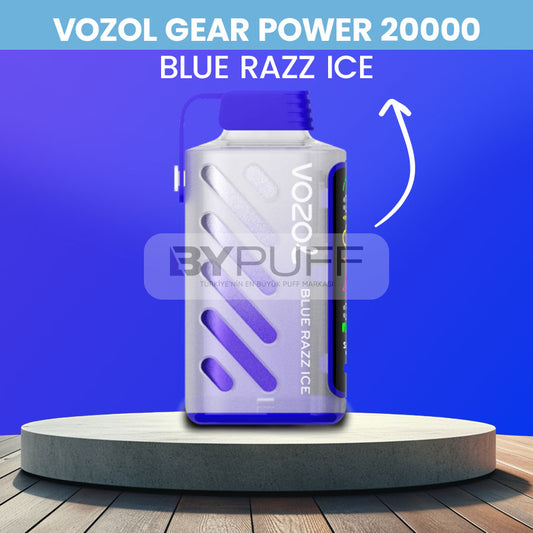 Vozol Gear Power 20000 Blue Razz Ice