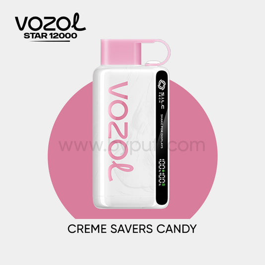 Vozol 12000 Creme Savers Candy